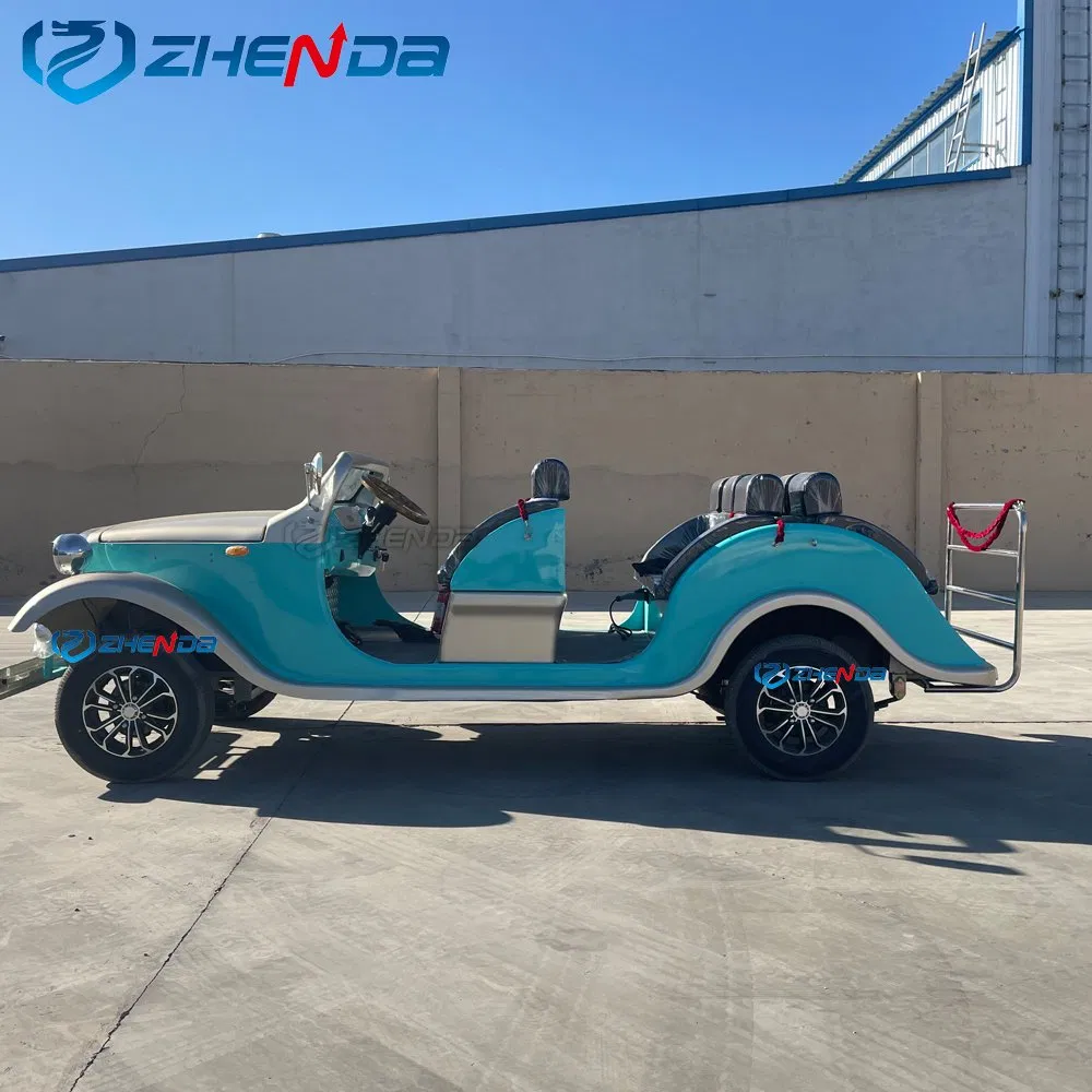 Luxury Cheap 2&4 Seats Electric Vintage/Antique/Classic Golf Cart for Wedding Resort Hotel