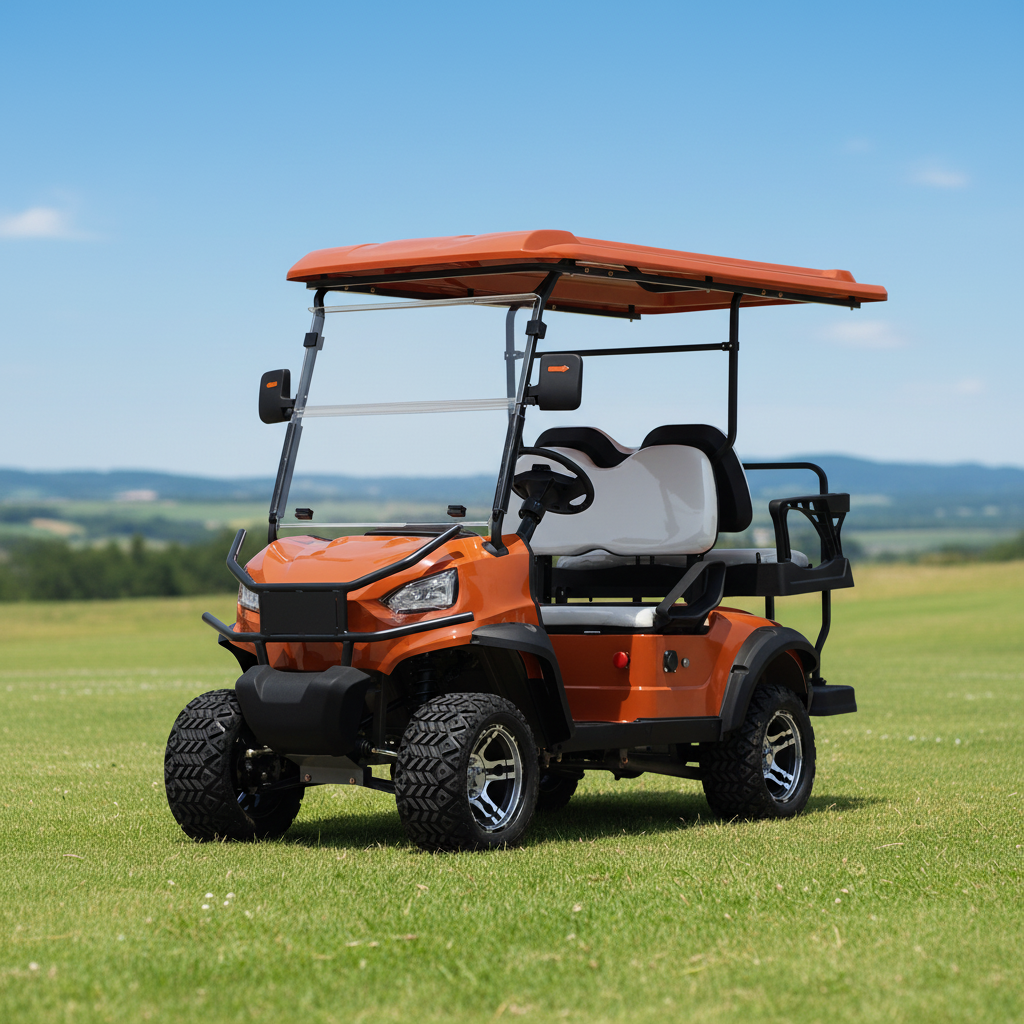 4 Seater Mini Electric Golf Cart for Personal Villa and Garden Use