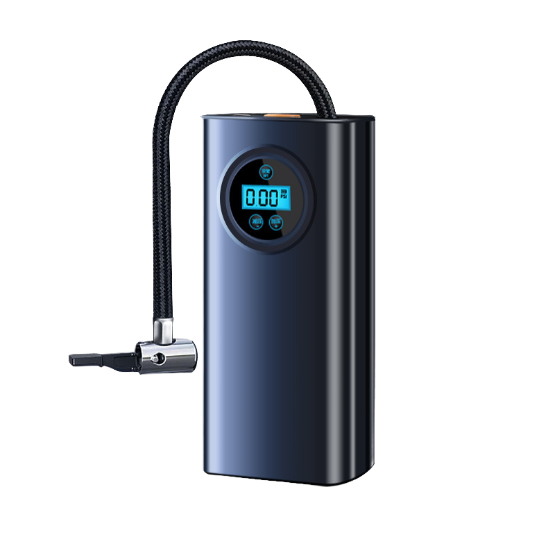 Portable 12V DC Plug-In Electric Car Air Pump 2000mAh Digital Tire Inflator With Tire Pressure Monitor Box Packing