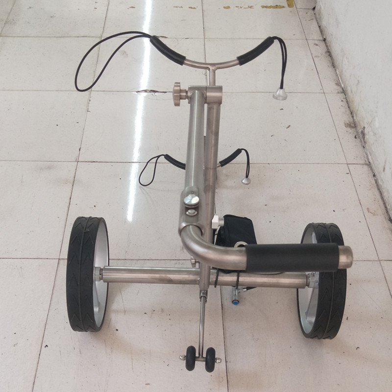 Golf Cart Prices Electric Titanium Alloy Trolley With Remote Control Invisible Tubular Motor Lithium Battery