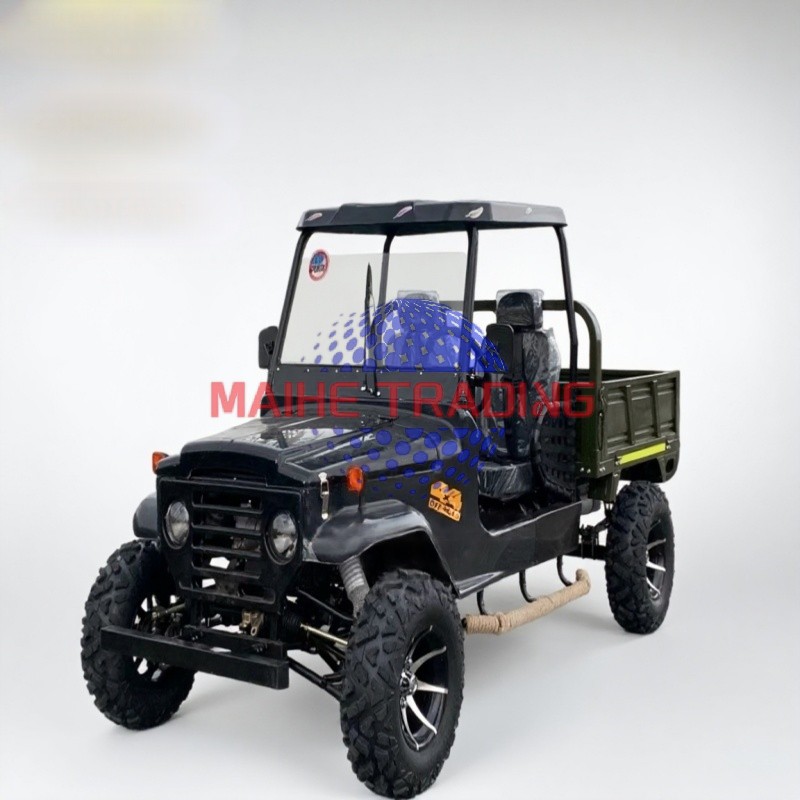 Utility 4x4 Big Wheel Off Road 2+2 Electric Golf Cart Battery Powered 4 Seater Modern Hunting Club Car Jeep Price