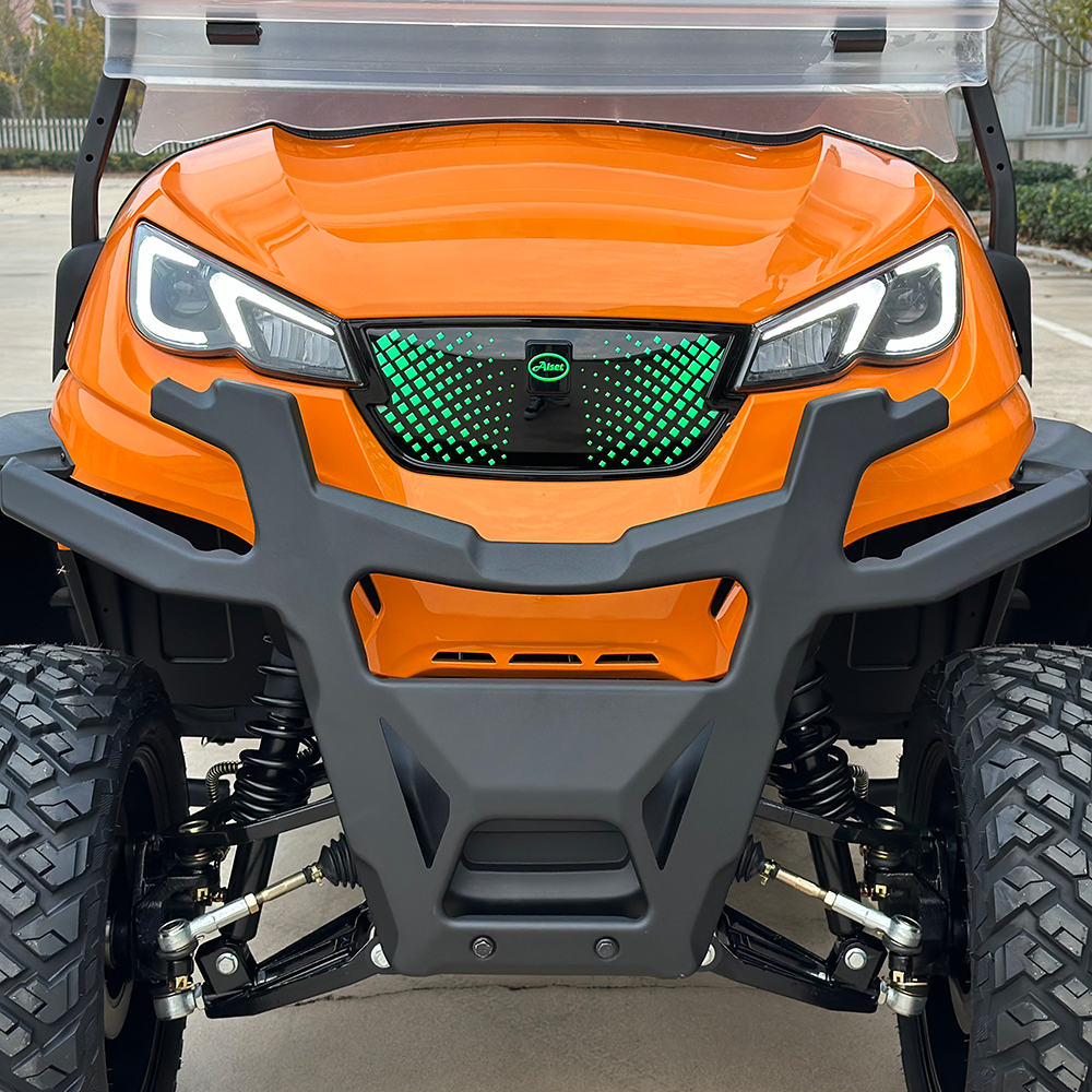 CE Arrived Luxury Electric Golf Buggy 6-Seater Club Cart AC Motor Road Tires for Hunting Lithium Battery 48V 70 Km/h 70-90km