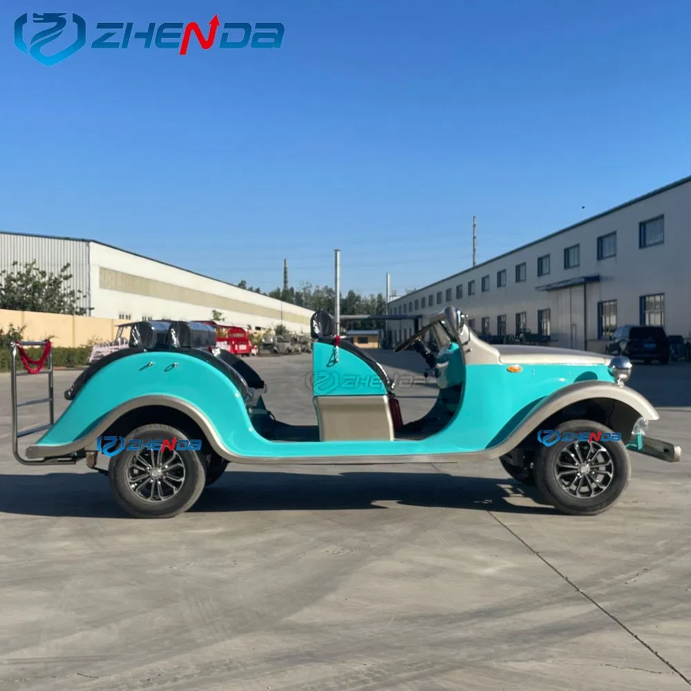 Luxury Cheap 2&4 Seats Electric Vintage/Antique/Classic Golf Cart for Wedding Resort Hotel