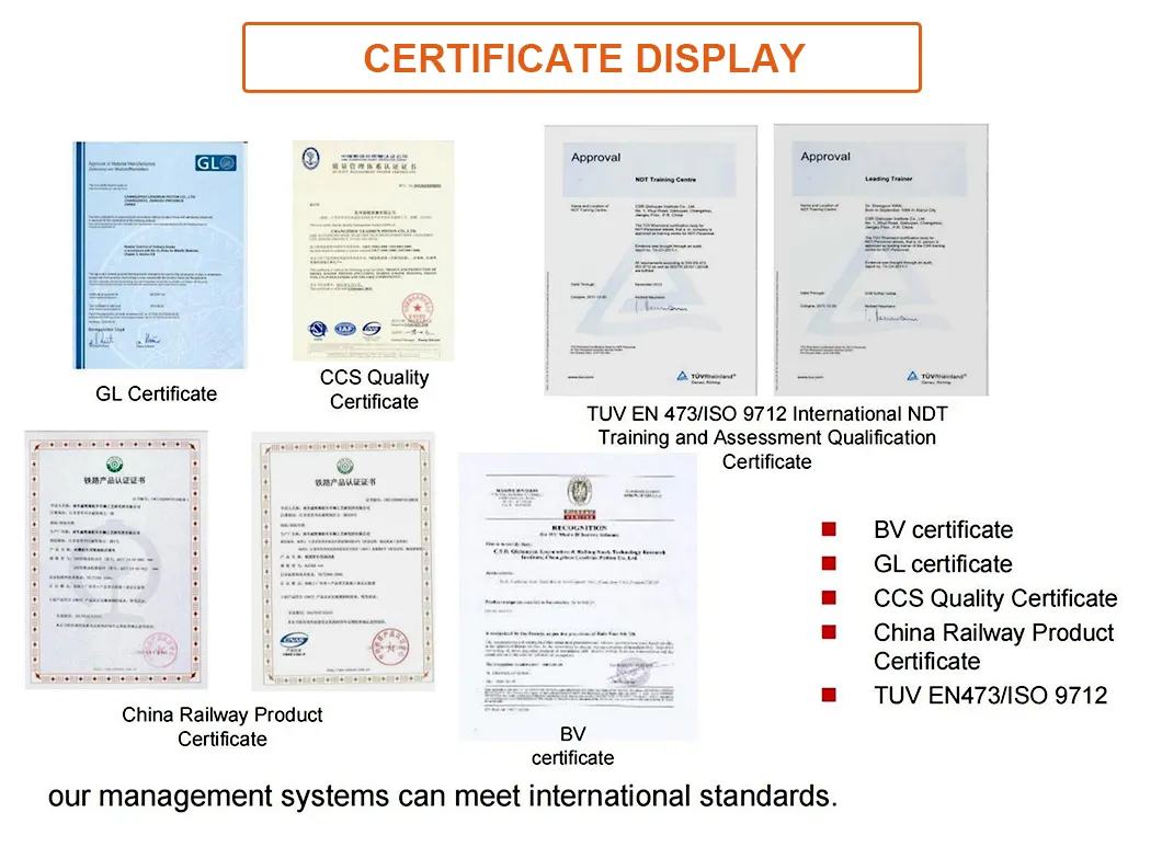Industry Certifications
