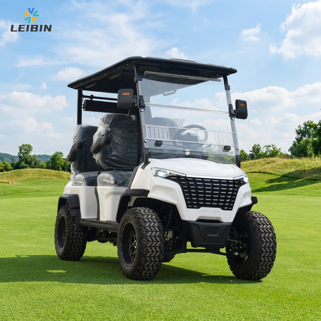 Street Legal 4-Seater Electric Golf Carts Equipped with 3.5KW Powerful Motor for Scenic Area Sightseeing and Communities