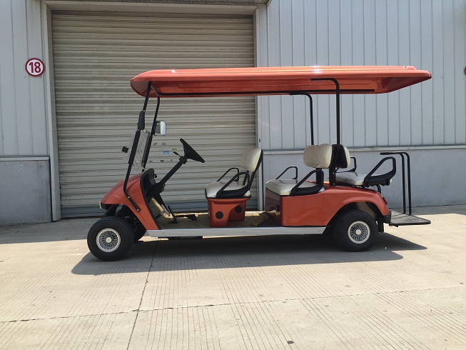CE ISO Approved 4 Wheel Electric Golf Buggy Luxury 2+2 Seater Utility Vehicle Electric Golf Cart for Resort