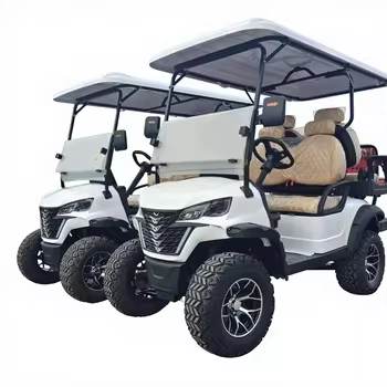 Factory Custom Electric Golf Carts Four Seaters Motor 48 Volts Club Golf Car Buggy