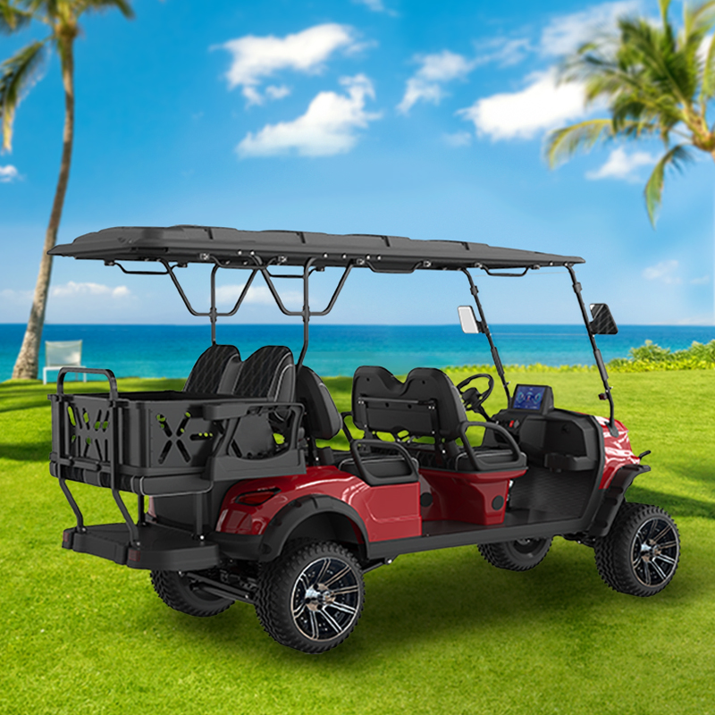 6 Seater Electric Golf Cart Highquatity 48V/72V-Battery-Golf Course Cart with DOT CE