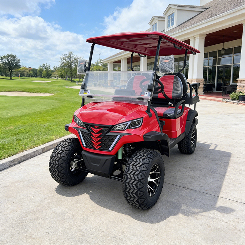 WOLAN Original Factory 4 Seater Utility Golf Cart with Heavy Load Capacity and Storage for Industrial