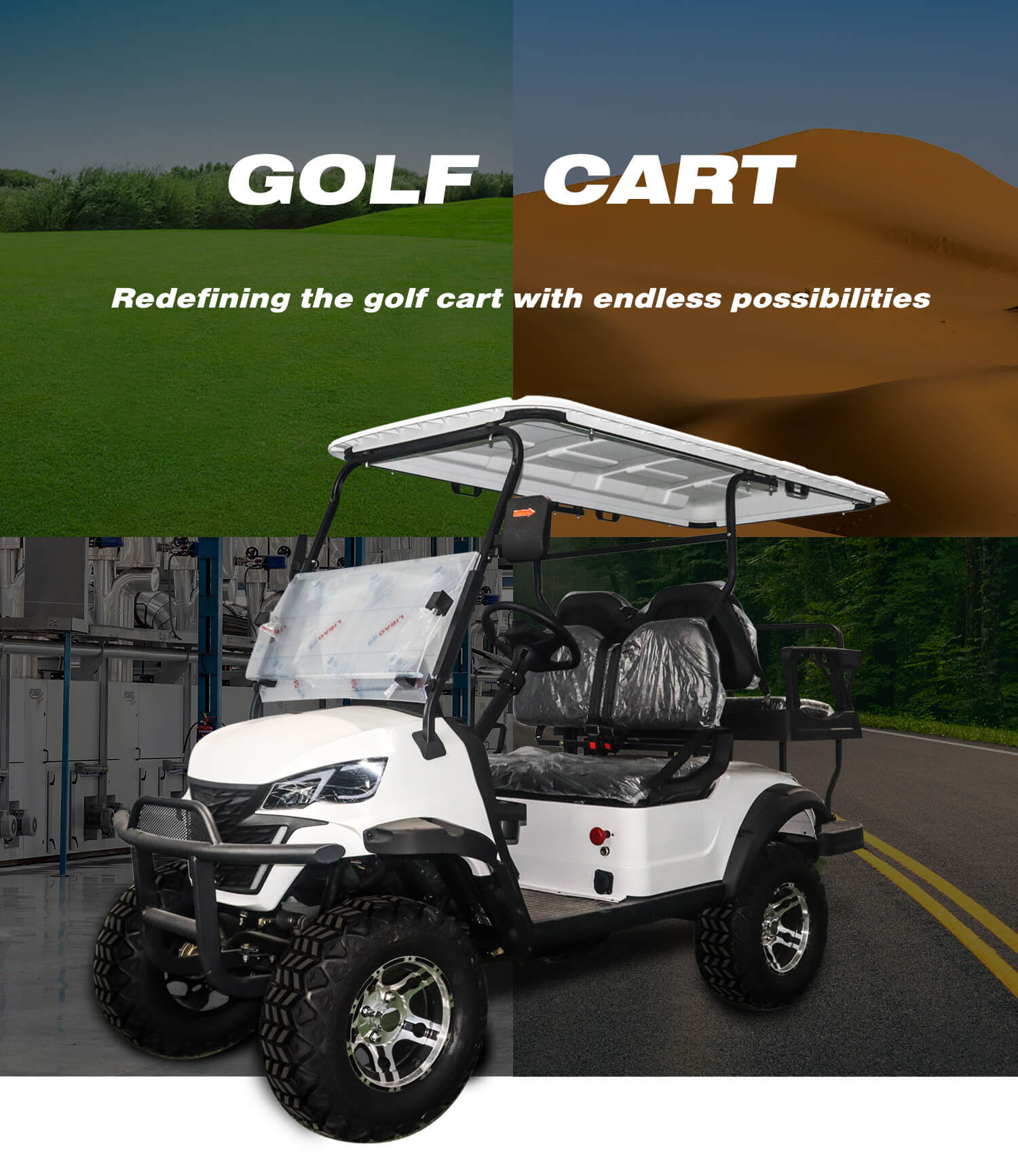 Golf Cart Header