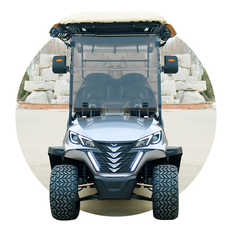 Electric Golf Cart Scooter 8 Seater Mobility Vehicle with Roof for Resort and Personal Use