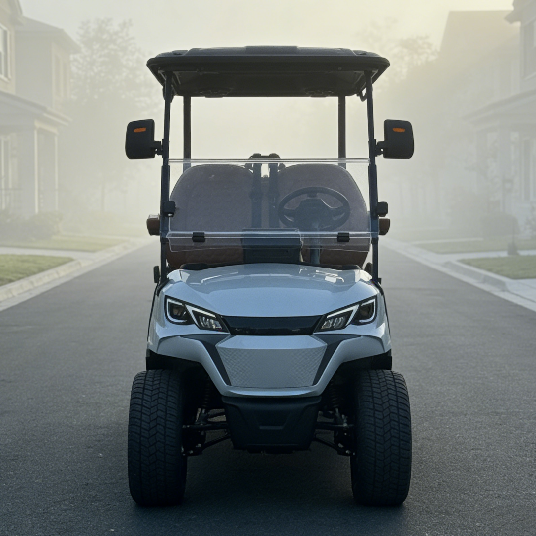 Multi-Seat Electric Golf Cart with Flexible Layout