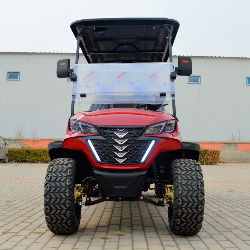 SEEWORLD Electric Hunting Golf Cart-4KW AC Motor 3-4 Seats 70-90km Range Foldable Windshield China Origin