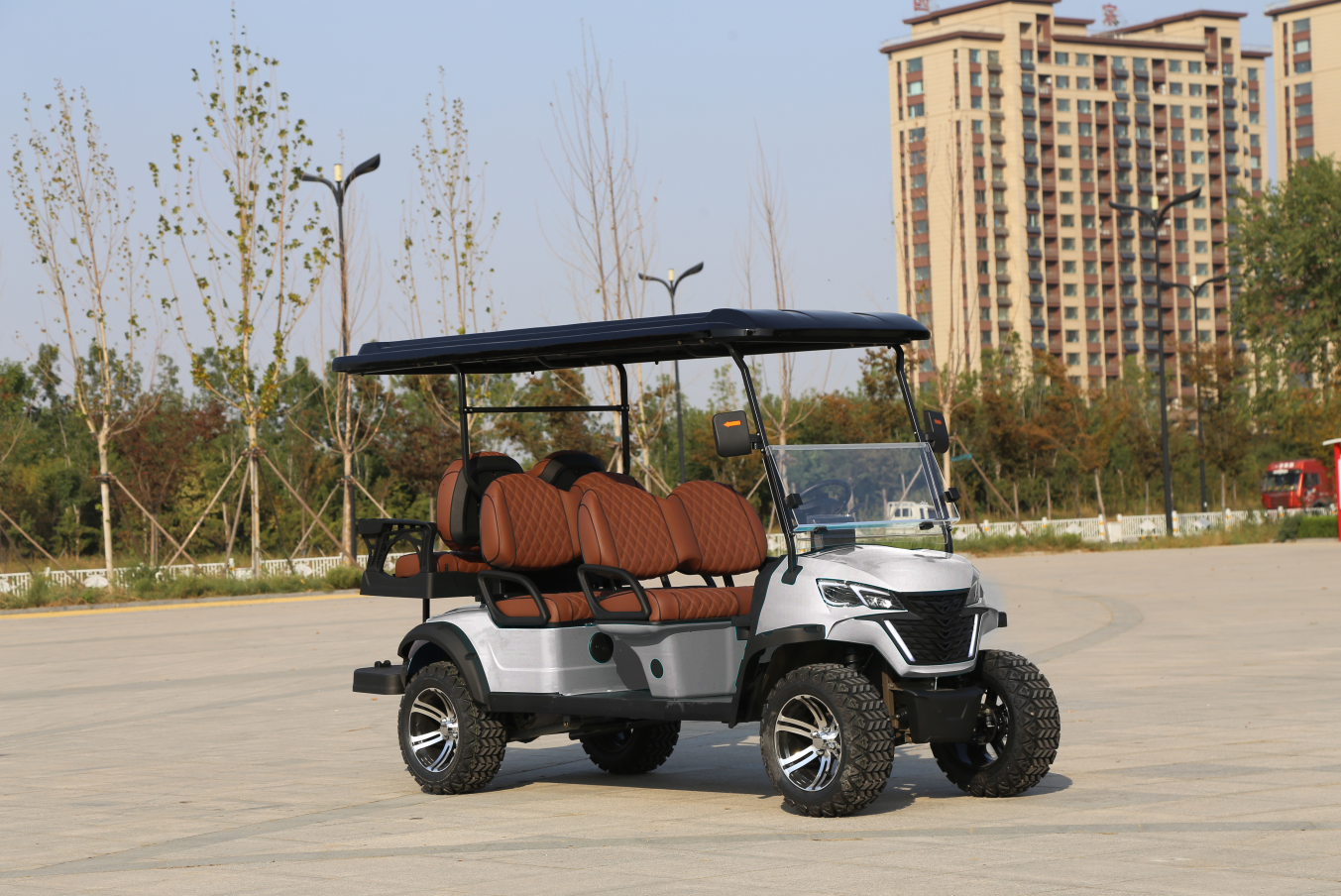 Sharefer Brand Newly Designed Hot Selling 4 Seat 150CC 300CC Gasoline Golf Cart Gas Powered Golf Cart