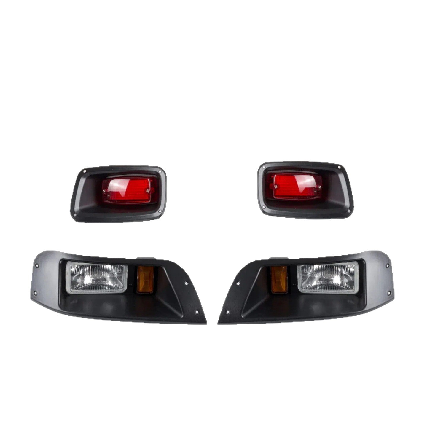 EZGO ClubCar Golf Cart Accessories New LED Headlight Turn Signal Kit Made of Durable Plastic Front and Rear