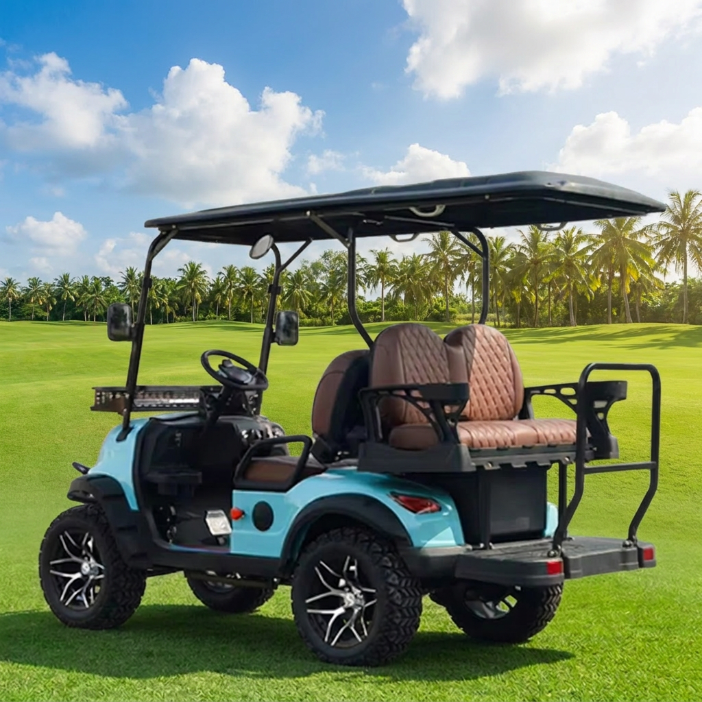 2026 Golf Carts Electric Golf Cars - Foldable Sightseeing Vehicle, Suitable for Sightseeing, Off-road and Golfing Activities.