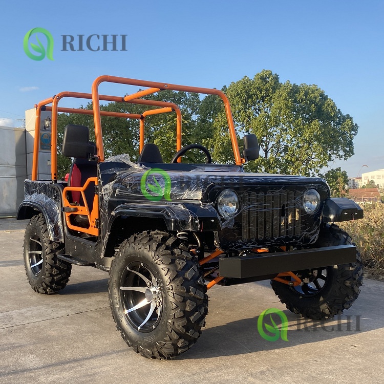 Hot Sale Four Wheeler 4WD 2 /4 Seats Buggy Car 4x4 125cc 150cc 200cc 300cc 350cc 400cc Go Karts Gasoline Golf Carts Jeeps Adults