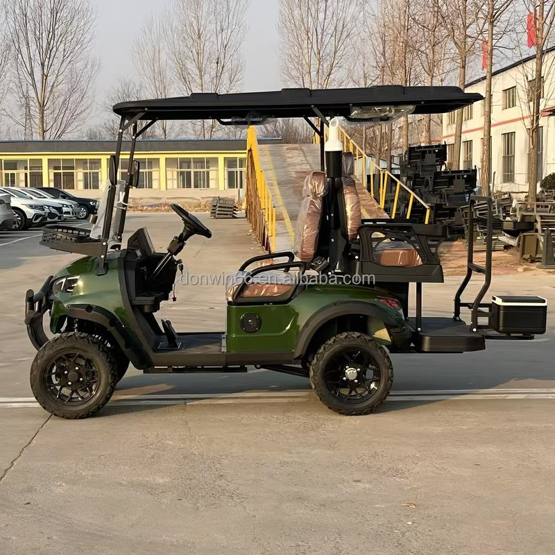 Smart Display Club Car High-definition Screen Electric Golf Cart Golf Trolley for Campsite Equipment Transportation