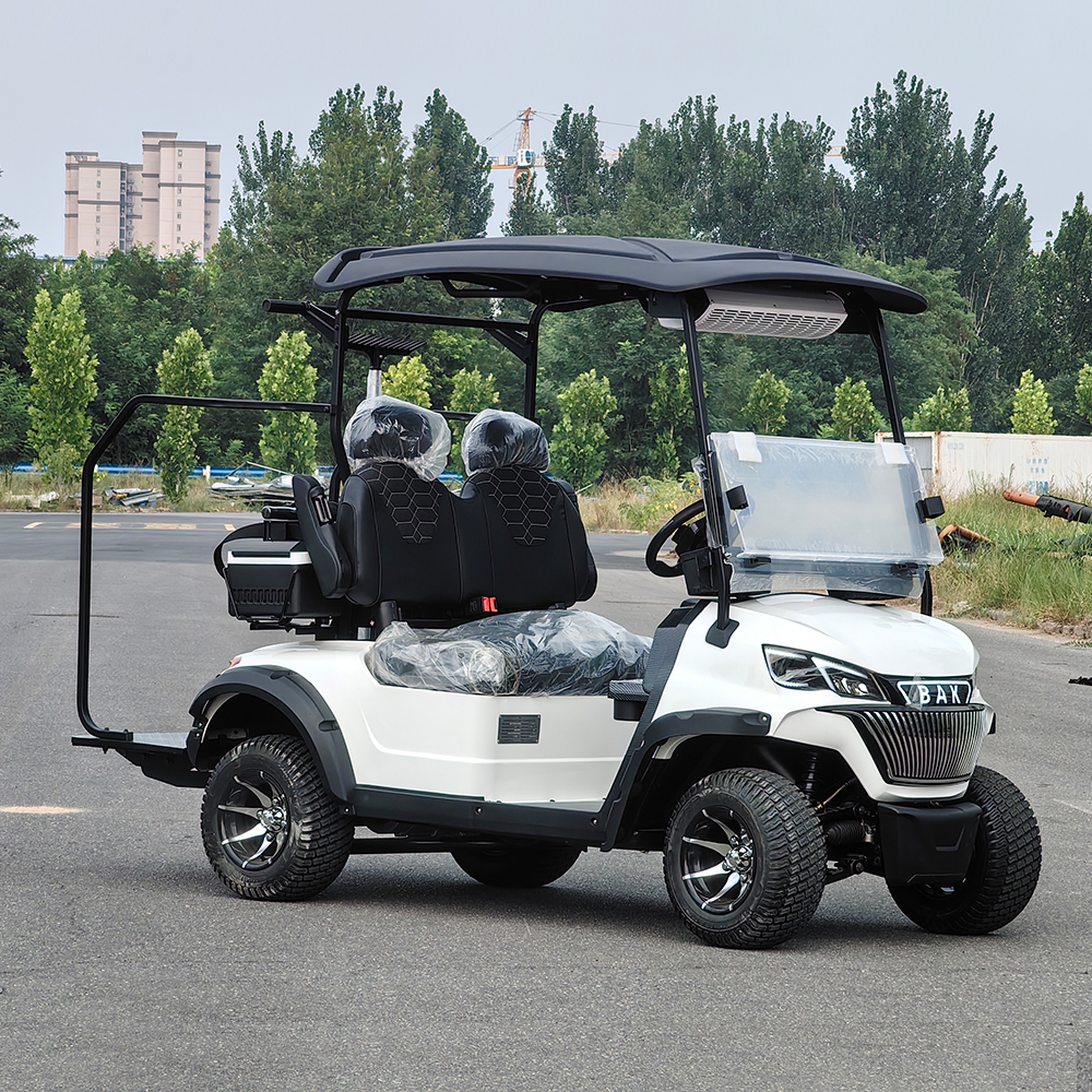 Professional Electric Single Person Golf Cart with 48V Lithium Battery 70-90km Range AC Motor 30km/h Max Speed Disc Brakes
