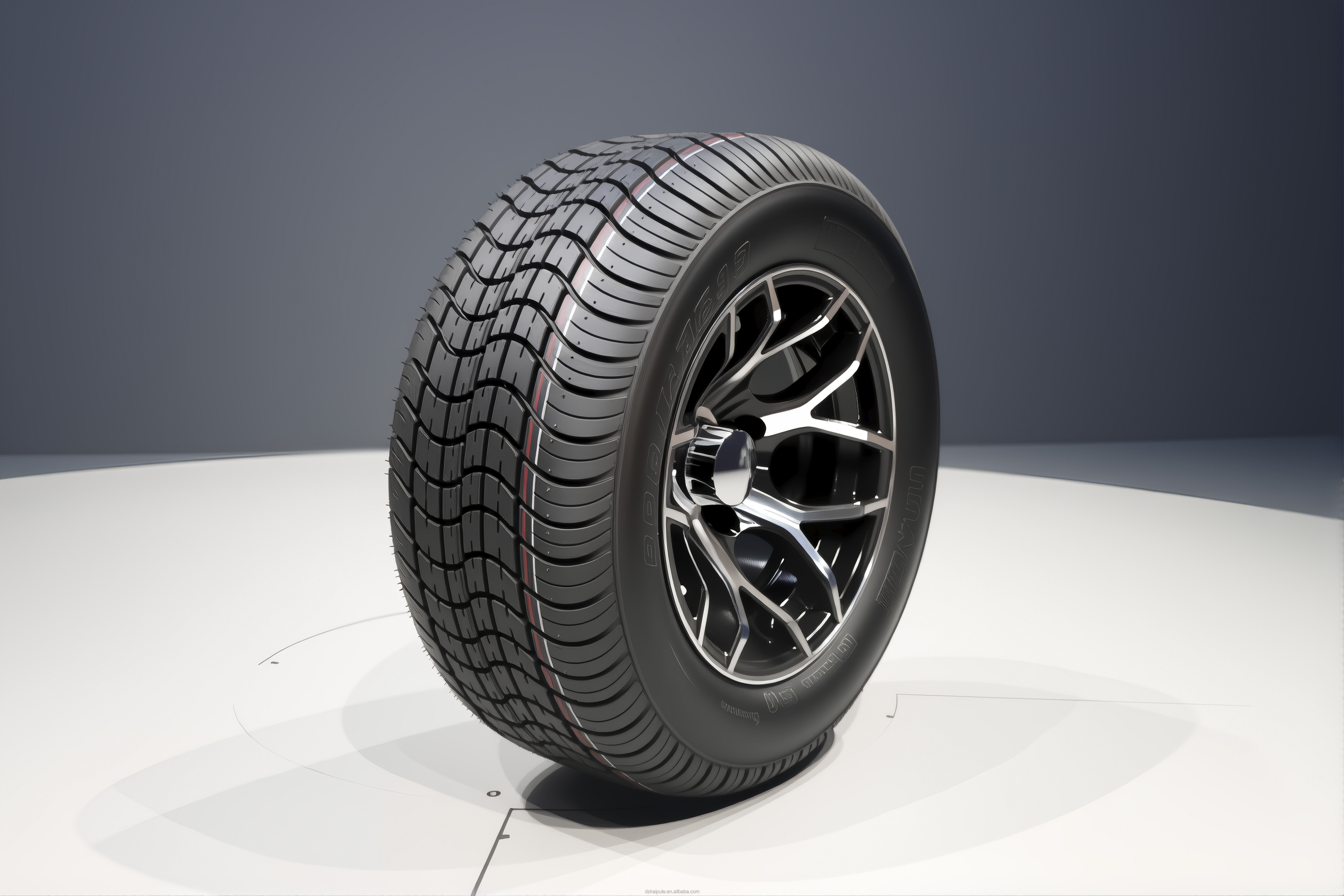Kepler Wholesale Price Golf Cart Universal Accessories 12-Inch Tire with Aluminum Alloy Wheel Rim