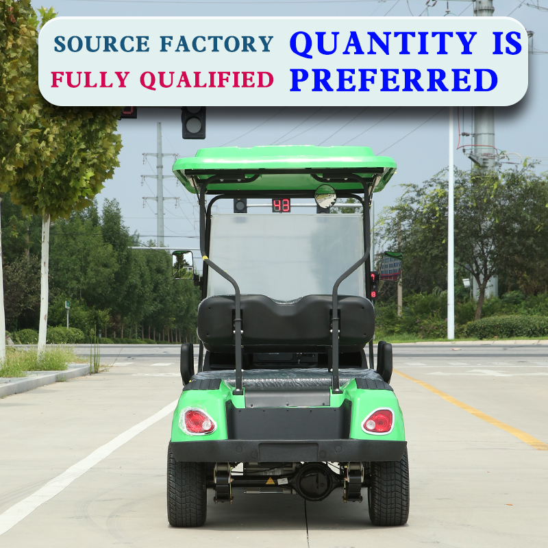 2025 Wholesale Customizable 4 Wheel Electric Mini Golf Cart Sightseeing Vehicle Electric Utility Golf Car