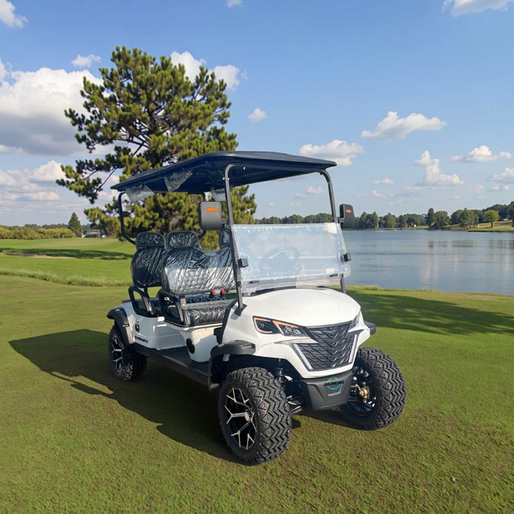 2026 Customized 72V Electric Golf Cart CE Certified Powerful Electric Vehicle for 4 Seaters for Farmer's Club Sightseeing