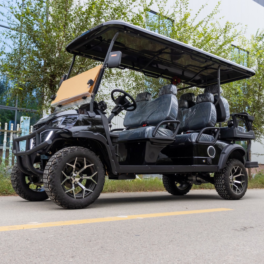 4x4 Seater Off-Road Golf Car Street Legal 72V Electric 2+2 4 Seater Off Road Buggy Lithium Battery Mini Golf Cart
