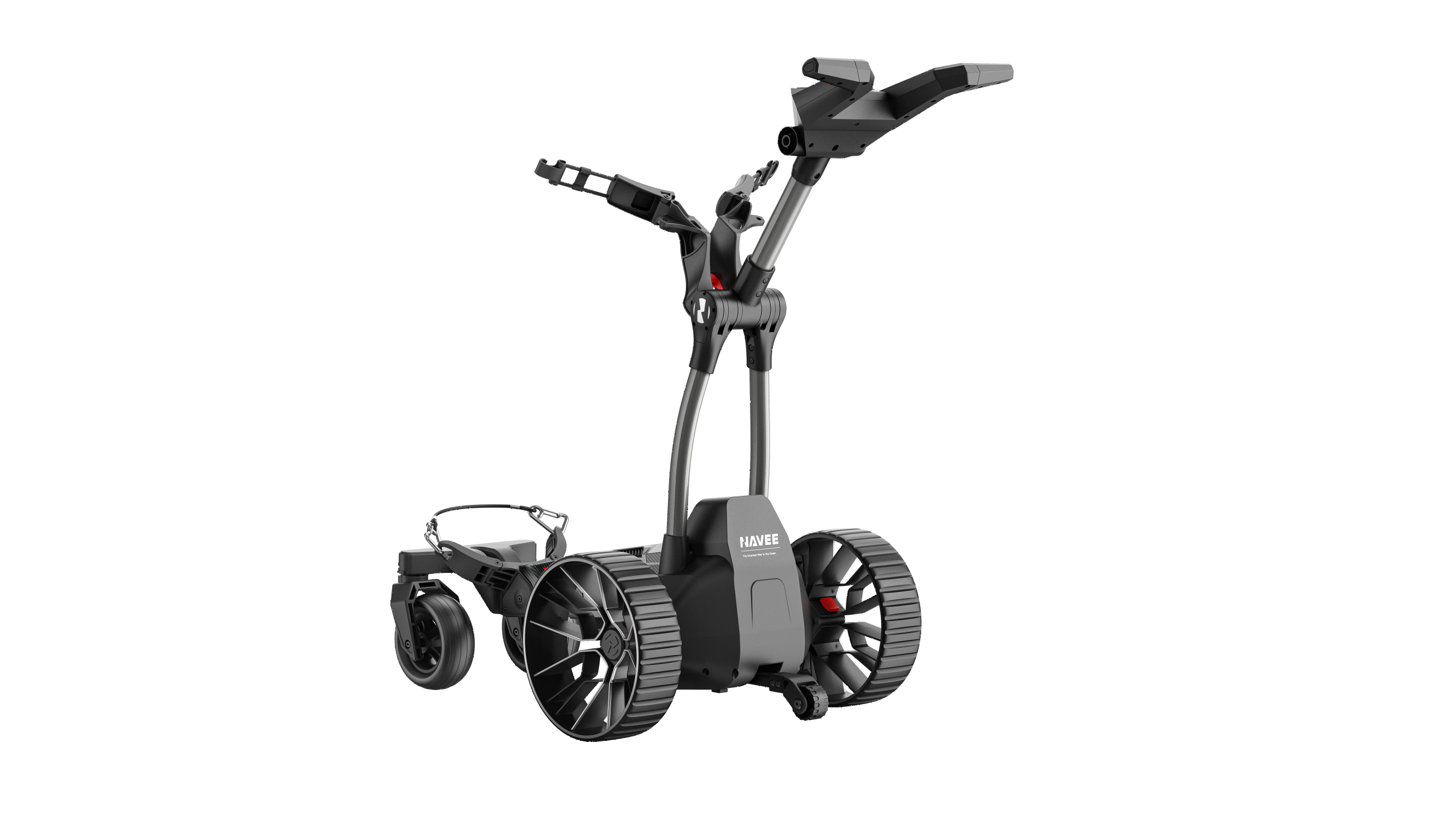 Auto Follow Me Electric Golf Trolley Auto Follow Radar Remote Control Automatic Electric Golf Cart Intelligent Caddy Foldable