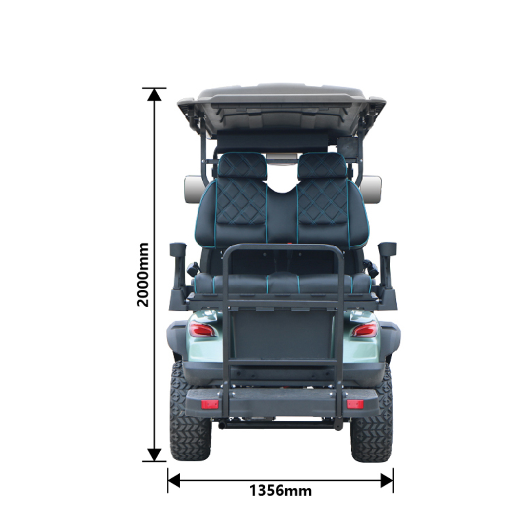 Factory Outlet 4 6 Person Seat Lithium Battery Folding Electric Golf Carts with CE Certificate Custom Electric Golf Carts