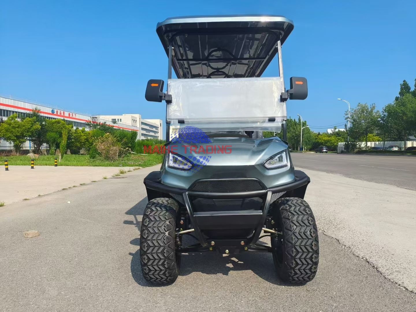 Golf Cart 8 Seater Electric Foldable Seats High Load Capacity 50-70km/h 70-90km for Community Sightseeing