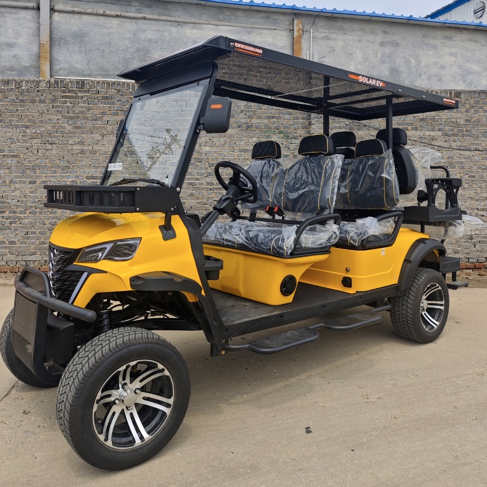 Gasoline Powered 6 Passenger Gas Golf Cart Multi Seater Commercial Buggy Heavy Duty for Sale
