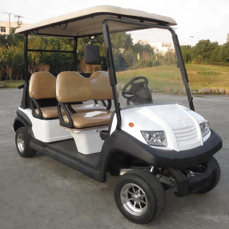CE Approved 4 Passenger Electric Fleet Golf Cart