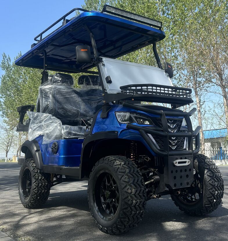 WELIFTRICH Cheap 72V Lithium Battery Lifted 4 Seater Folding Electric Golf Carts for Sale 5