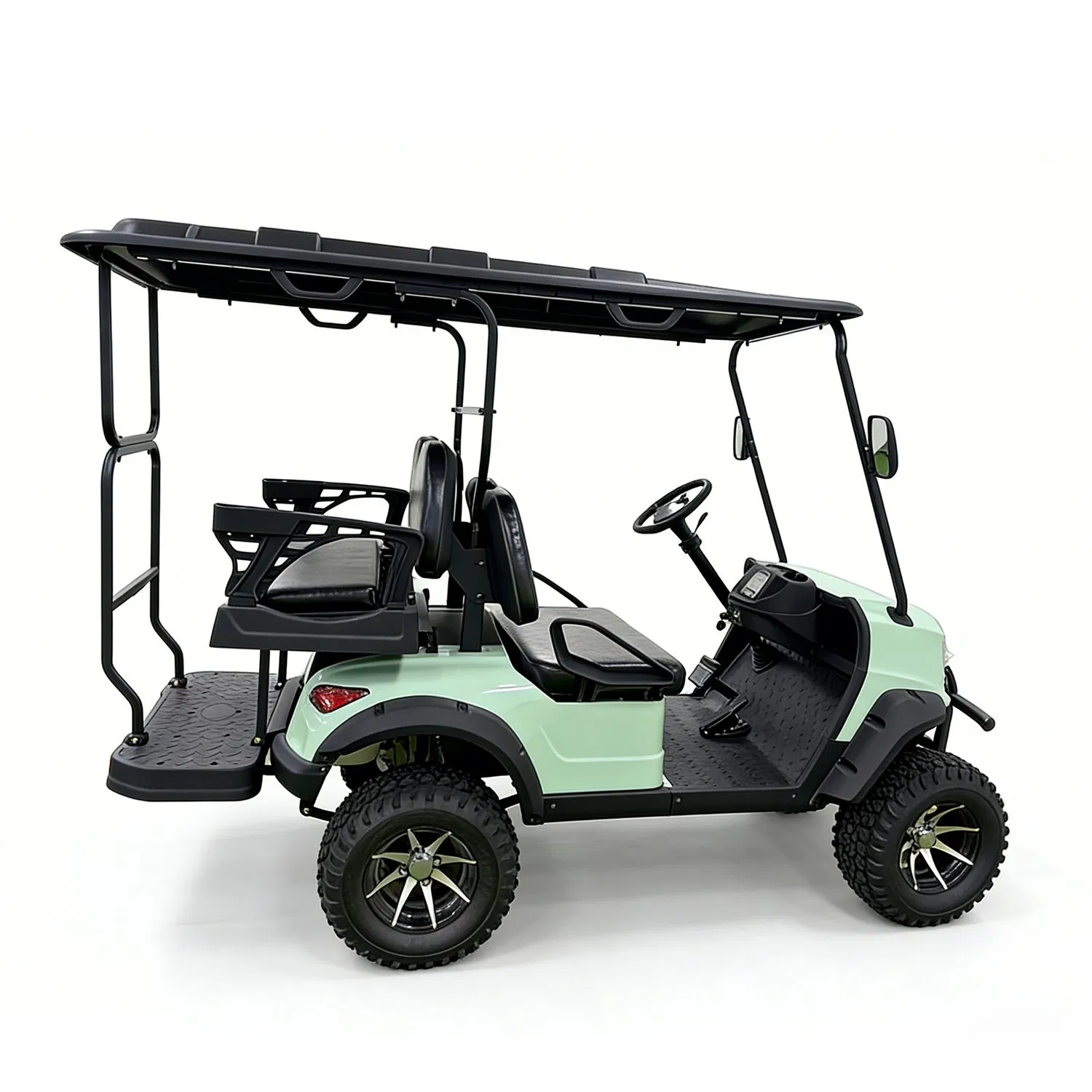 High-End 4 Seats Electric Lifted Golf Cart for Luxury Resorts and Courses