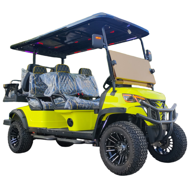 Gasoline Powered 6 Passenger Gas Golf Cart Multi Seater Commercial Buggy Heavy Duty for Sale