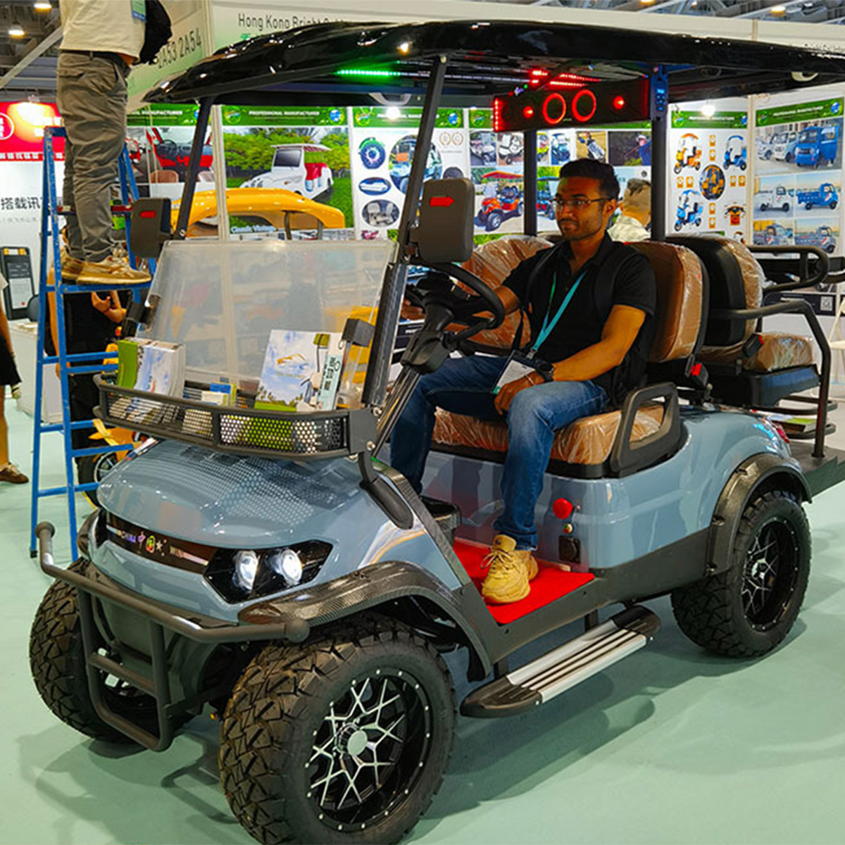 Lithium Off Road Club Car 4x4 Golf Cart Street Legal Custom Electric Golf Car