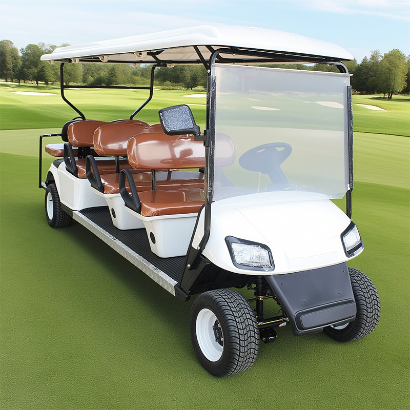 Factory Direct Price Battery 8 Seats Luxury Electric Sightseeing Car Golf Cart Club Car