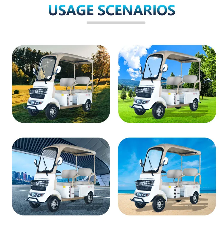 Quiet Operation Electric Drive Park Transportation on-Course Food and Beverage Service Electric Golf Cart