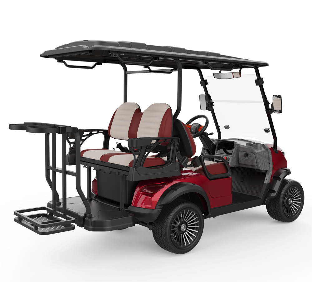 Smart Multimedia System Golf Cart USB Charging Port Electric Golf Buggy with LED Light Night Golf Course Patrol Car