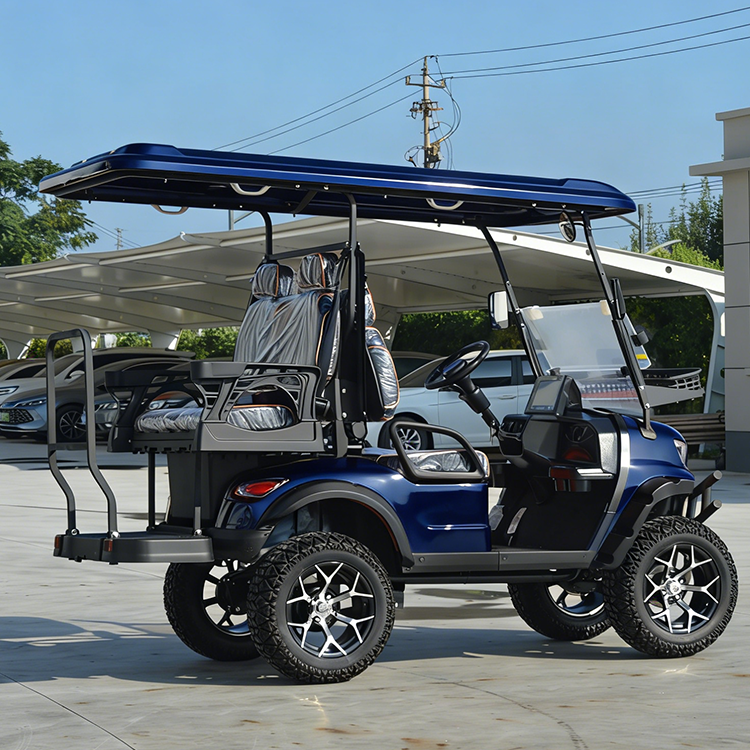 Multi Functional Off Road Golf Cart 4 Seats with Anti-Slip Seats 60V Powerful Motor for Golf Course Private Estate