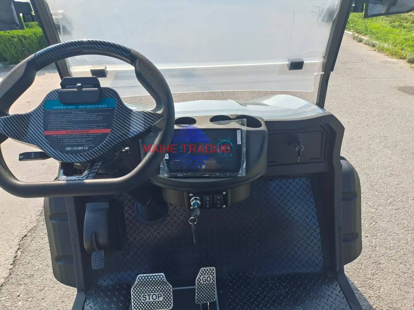 Golf Cart 8 Seater Electric Foldable Seats High Load Capacity 50-70km/h 70-90km for Community Sightseeing