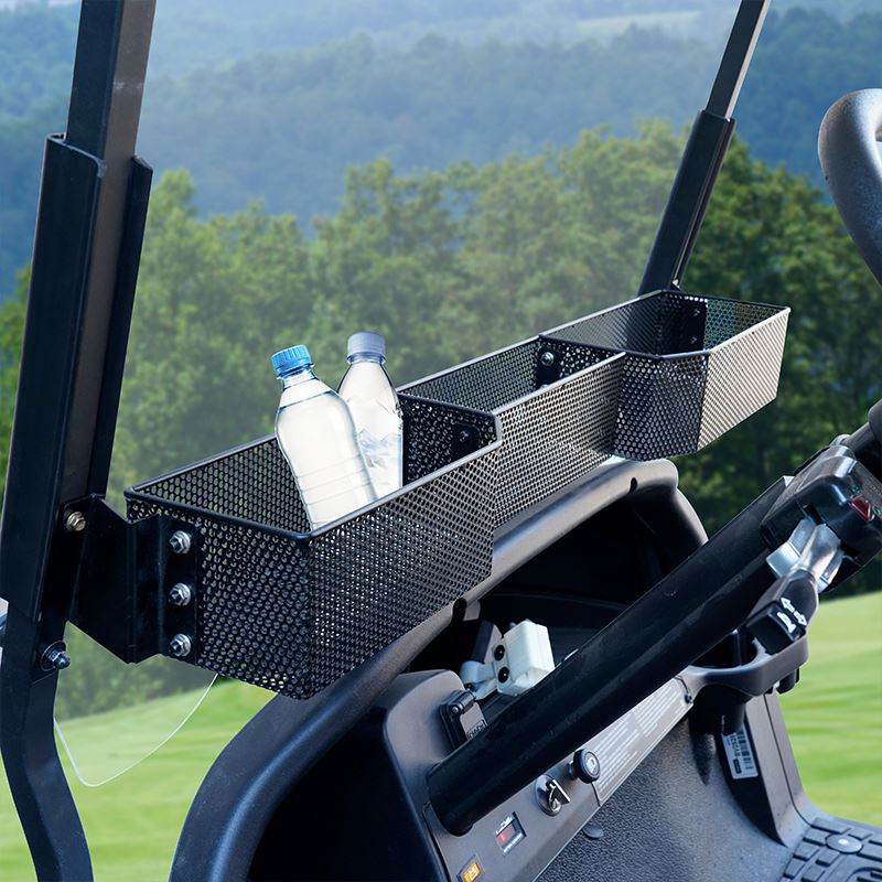 Yongjin Front Basket Dash Storage Tray Organizer for Club Car Tempo 2025 Golf Cart Accessories