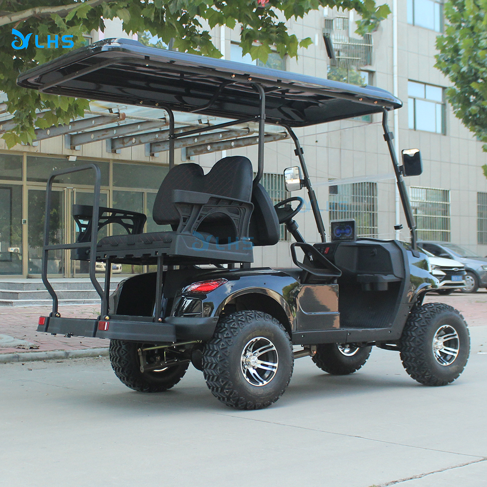 Black Electric Customized Color Golf Carts Garden Utility Vehicles Golf Buggy Cart for Adults Golf Car with Competitive Price