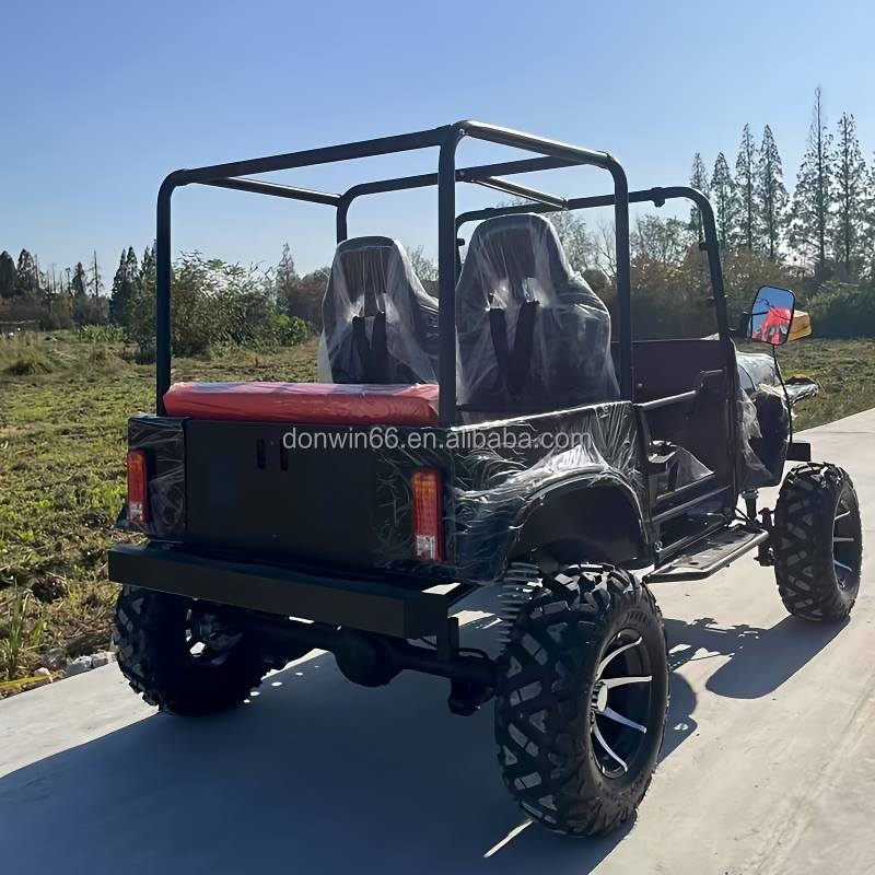 Multi Purpose 150cc Gas Engine Jeep 4 Wheel Off Road Cart For Sightseeing Patrol