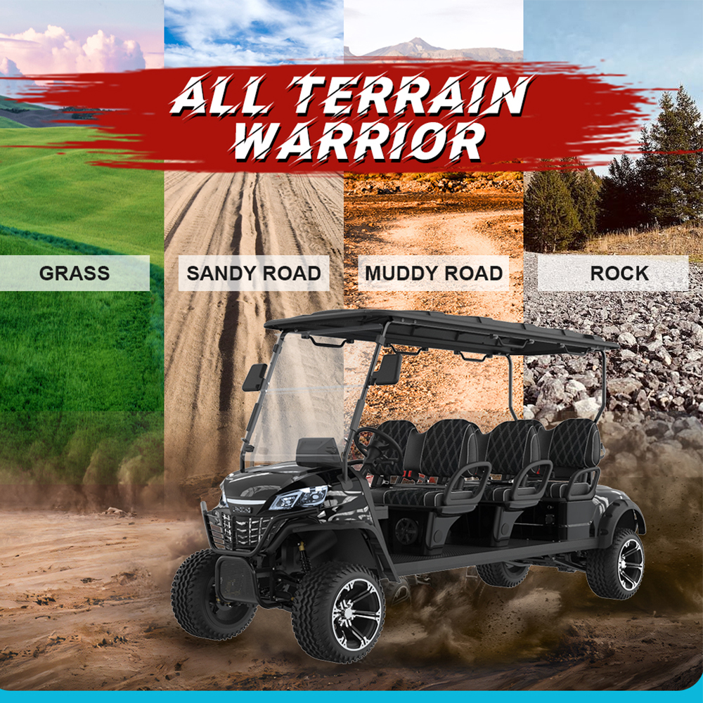 New Design Electric Smart Golf Cart Supply 2/4/6 Passenger Wholesale Price Lithium Battery Electric Golf Cart