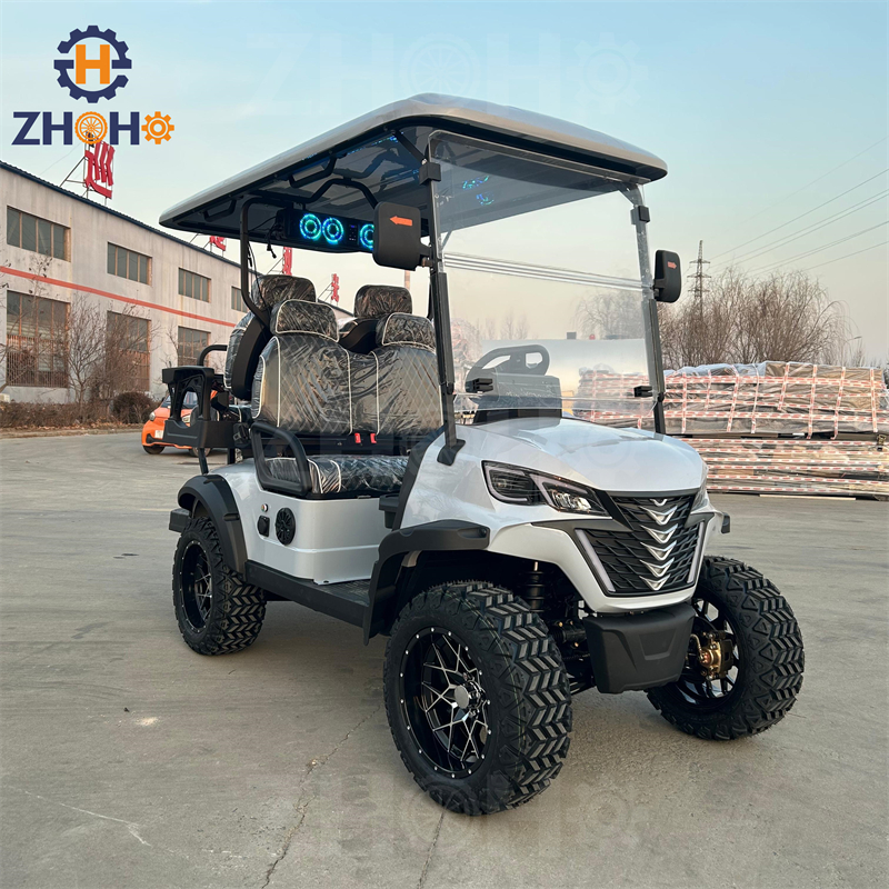 Competitive Price 4 Seater Electric off Road Golf Cart 48V Battery 2 4 6 8 Passenger Golf Cart