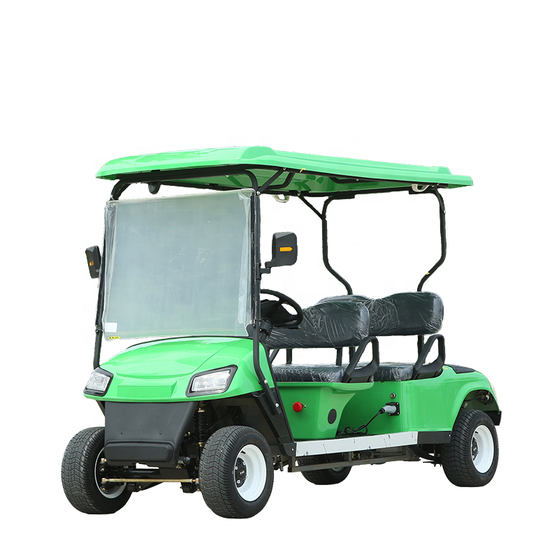 2025 Wholesale Customizable 4 Wheel Electric Mini Golf Cart Sightseeing Vehicle Electric Utility Golf Car