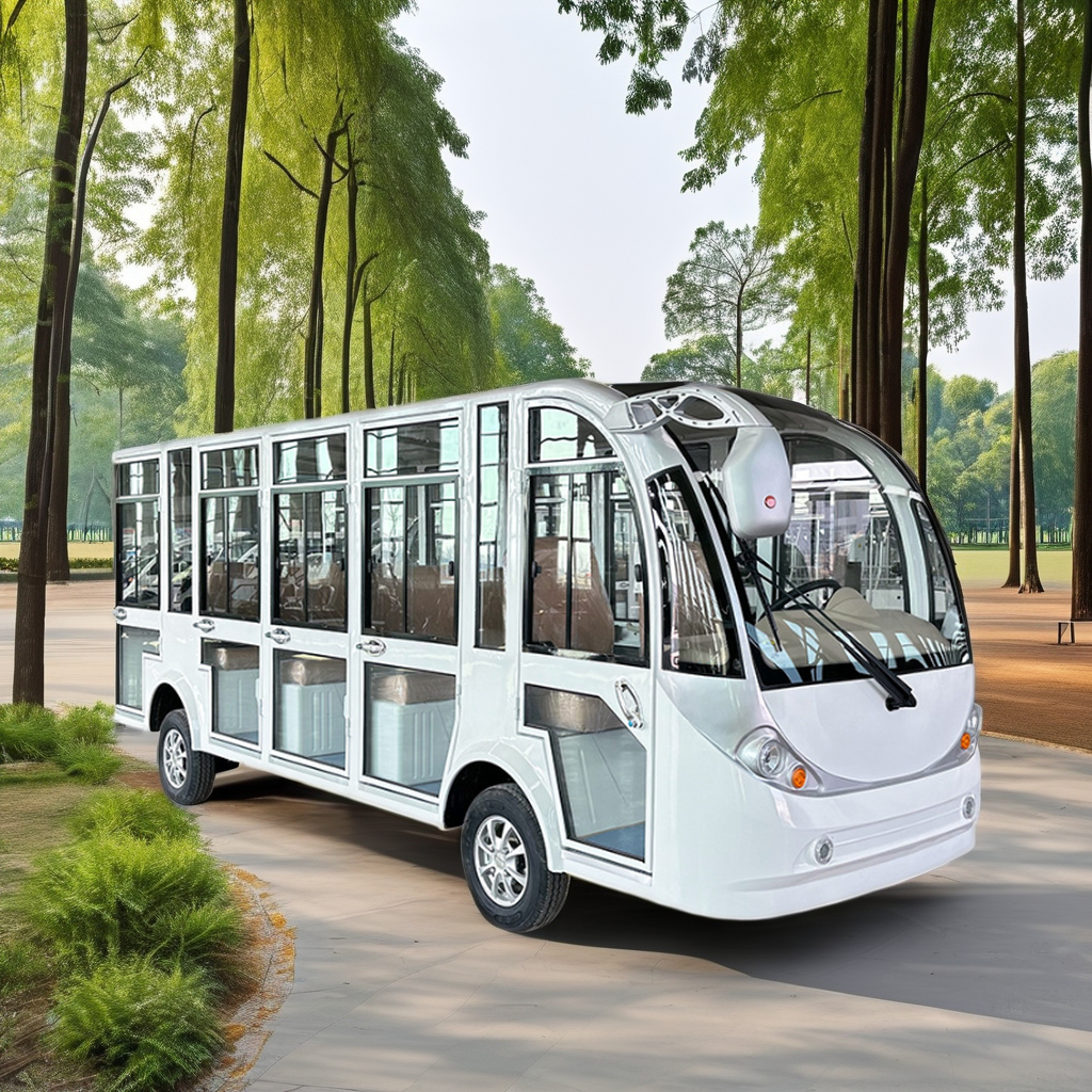 Battery Powered 8 Seat 14 Seater Passenger City Vehicle Tourist Electric Sightseeing Car