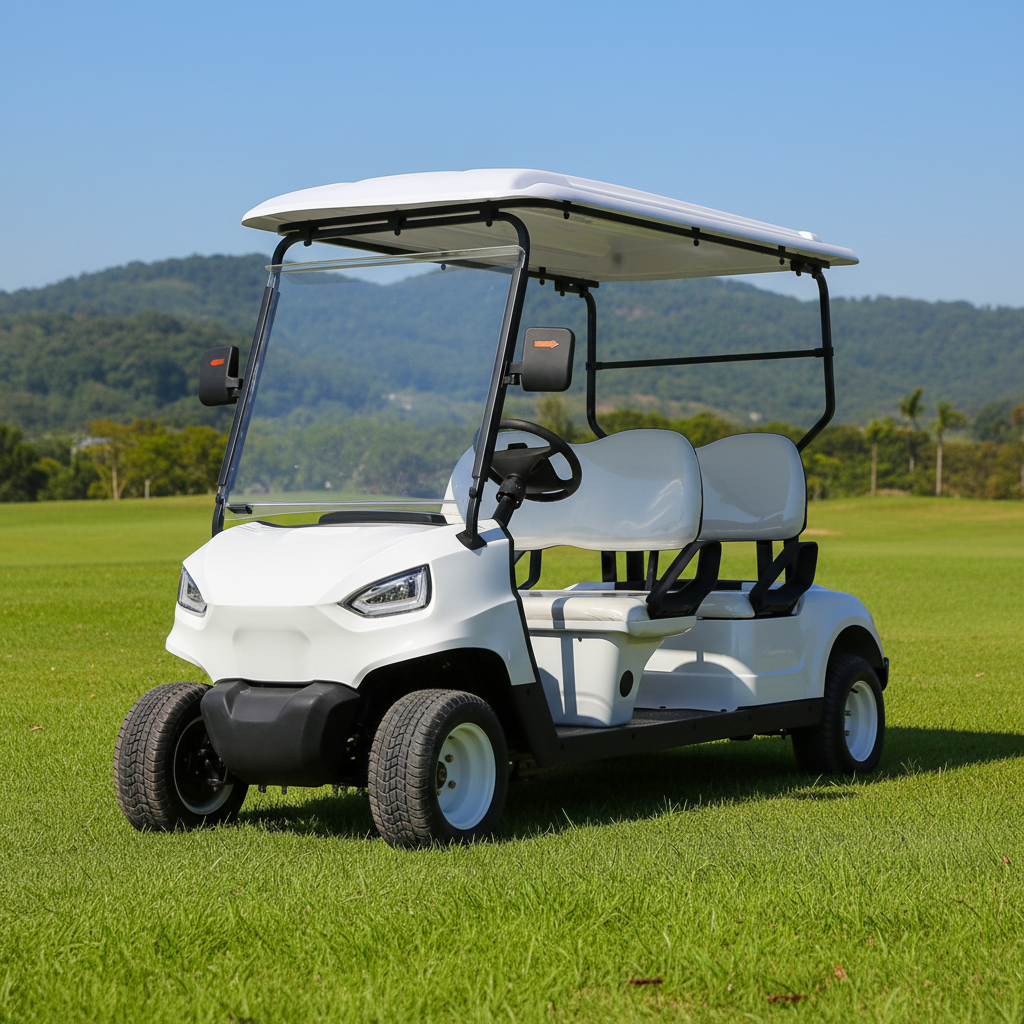 4 Seater Mini Electric Golf Cart for Personal Villa and Garden Use