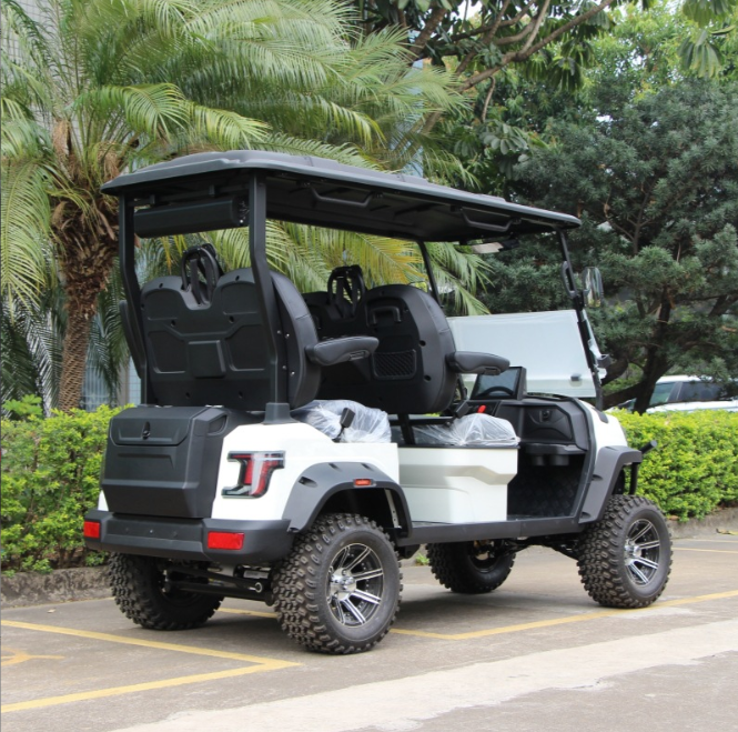 Luxury Chinese Electric 4 Seater Golf Cart with Luxury Seats for Golf Course and Use